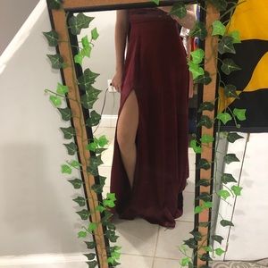 Red prom dress